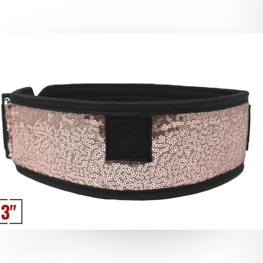 Rose Gold Sparkling Petite Wright Belt